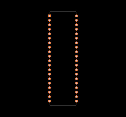 ICM7212MIPL Footprint