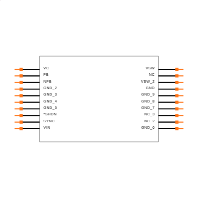 LT1371HVISW#TRPBF Symbol