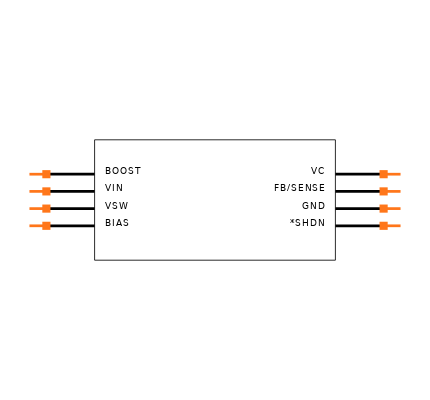 LT1376CN8-5#PBF Symbol