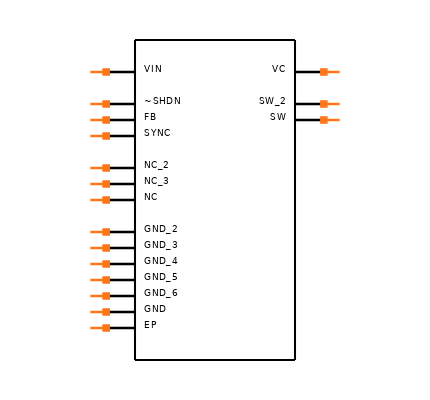 LT3436EFE#PBF Symbol