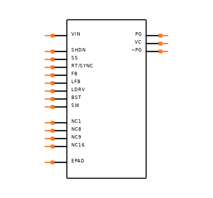 LT3500EMSE#PBF Symbol
