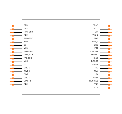 LT3513IUHF#TRPBF Symbol