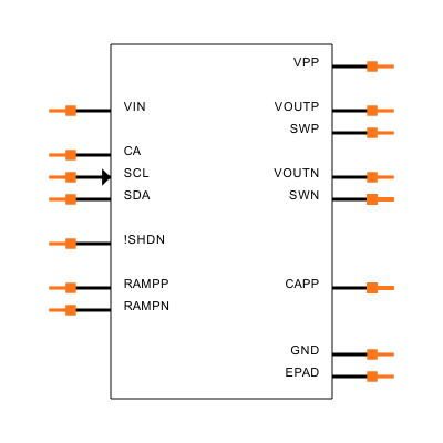 LT3582EUD-5#PBF Symbol