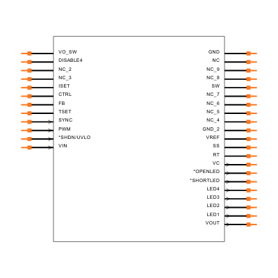 LT3599IUH#TRPBF Symbol