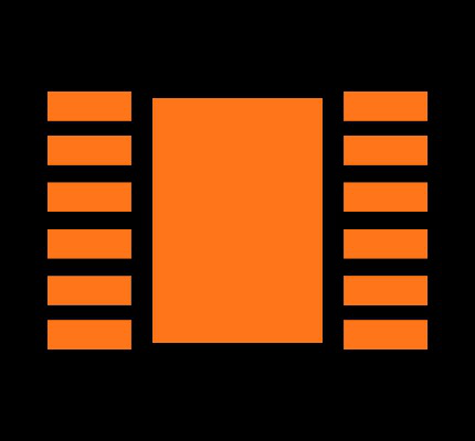 LT3682IDD#PBF Footprint