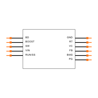 LT3684EMSE#TRPBF Symbol