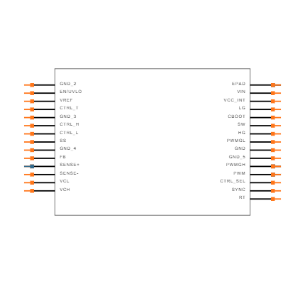 LT3743EUFD#TRPBF Symbol