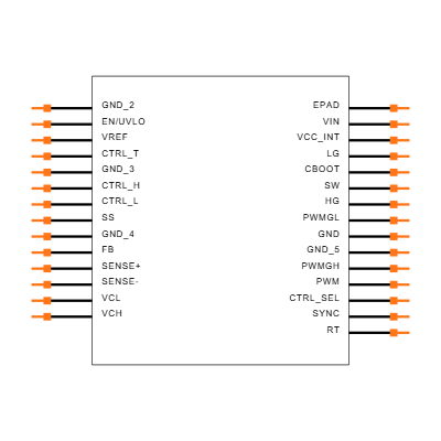LT3743IUFD#TRPBF Symbol