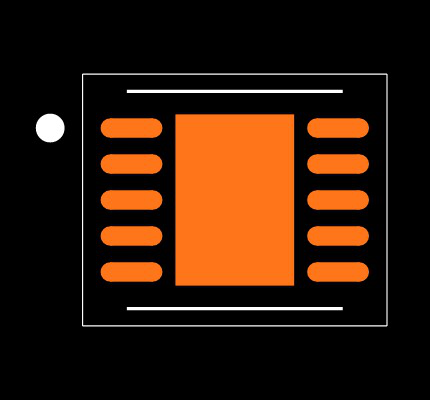 LT4293IDD#TRPBF Footprint