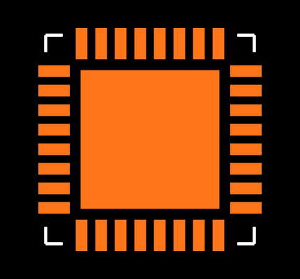 LT5554IUH#TRPBF Footprint