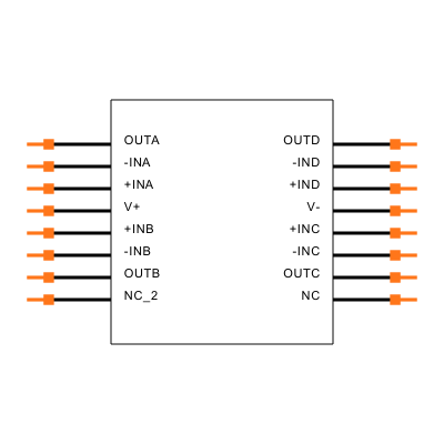 LT6207CGN#TRPBF Symbol