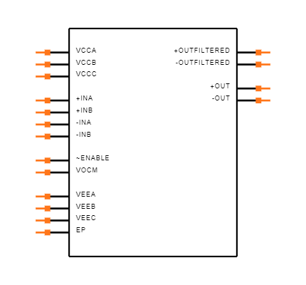 LT6402IUD-6#TRPBF Symbol
