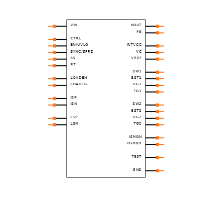 LT8390EFE#TRPBF Symbol