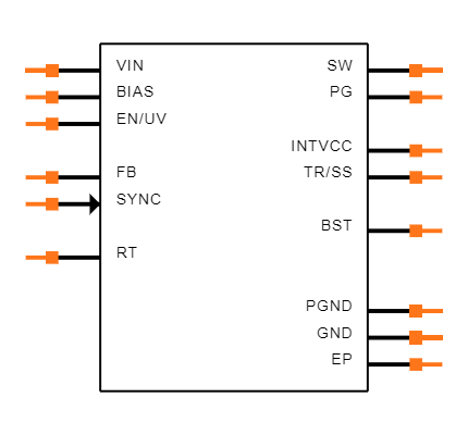 LT8612IUDE#PBF Symbol