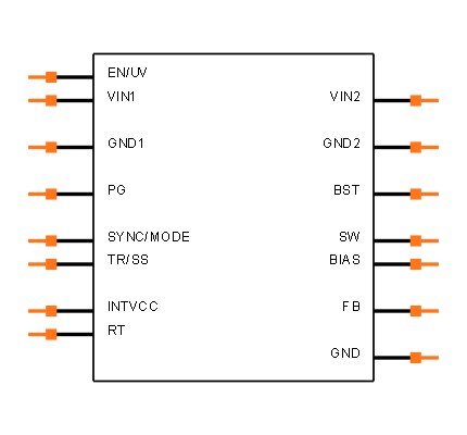 LT8640HUDC#PBF Symbol