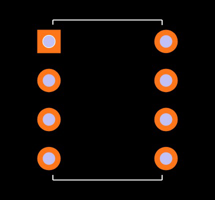 LTC1287CCN8#PBF Footprint