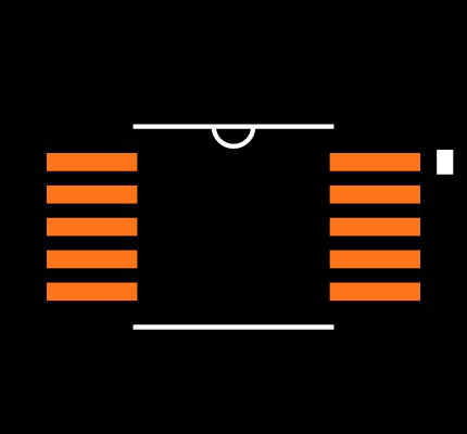 LTC2051CMS10#PBF Footprint