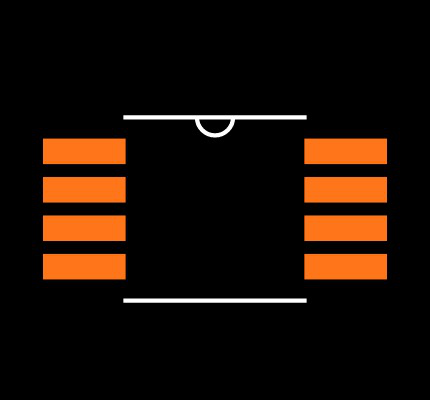 LTC2051HMS8#PBF Footprint