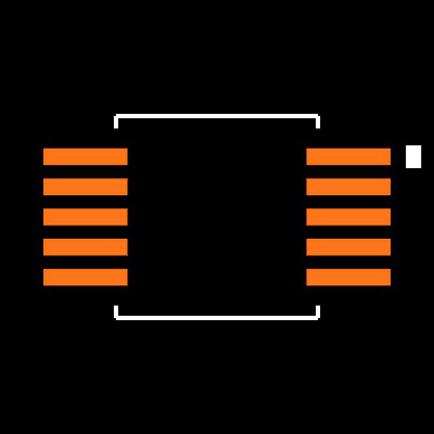 LTC2401CMS#PBF Footprint