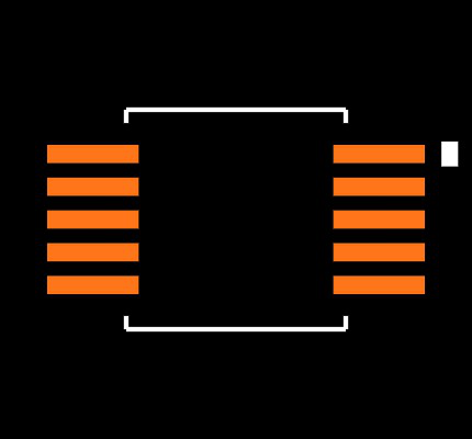 LTC2401IMS#PBF Footprint
