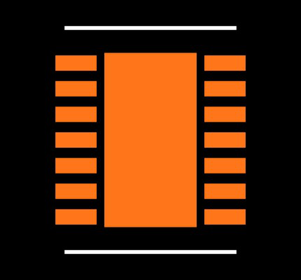 LTC2488CDE#TRPBF Footprint