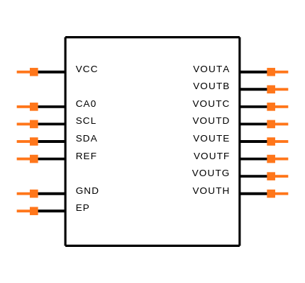LTC2637HDE-LZ12#TRPBF Symbol