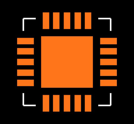 LTC2655BIUF-H16#TRPBF Footprint