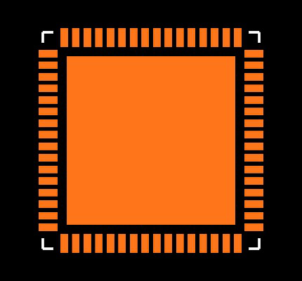 LTC2755CUP-12#TRPBF Footprint