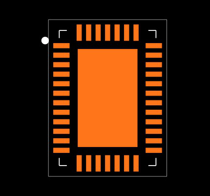 LTC2871CUHF#PBF Footprint