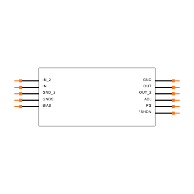 LTC3026EDD-1#PBF Symbol