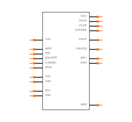 LTC3106EFE#PBF Symbol