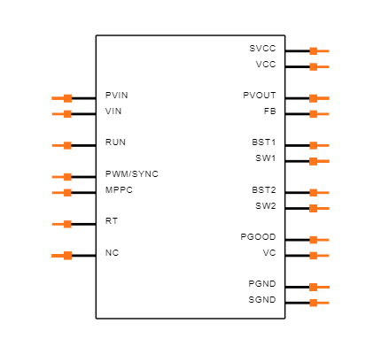 LTC3119EUFD#TRPBF Symbol