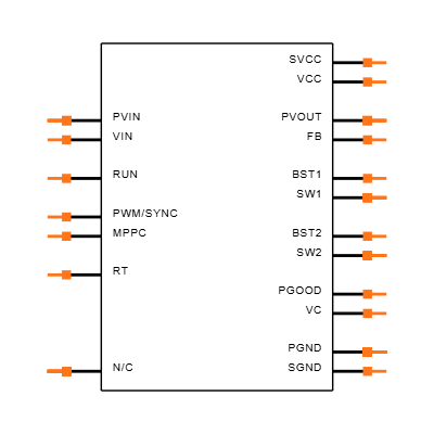 LTC3119HFE#TRPBF Symbol