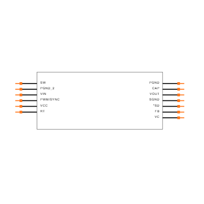LTC3121EDE#TRPBF Symbol