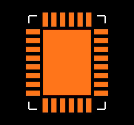 LTC3555EUFD-3#PBF Footprint