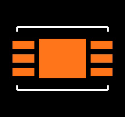 LTC3564IDCB#TRPBF Footprint