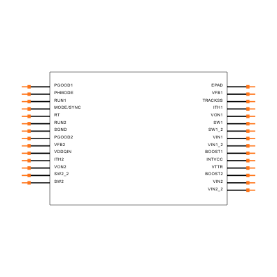 LTC3634EUFD#TRPBF Symbol