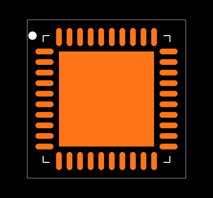 LTC3676EUJ-1#PBF Footprint