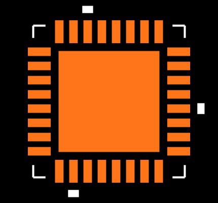 LTC3728LCUH#TRPBF Footprint