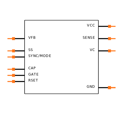 LTC3824EMSE#PBF Symbol