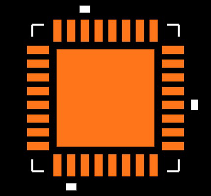 LTC3858EUH-2#PBF Footprint