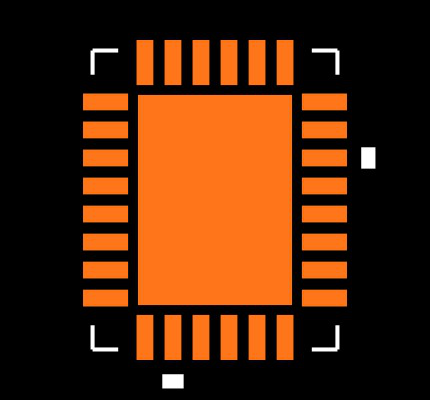 LTC3858IUFD-1#TRPBF Footprint