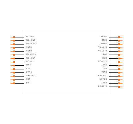 LTC3870EUFD#PBF Symbol