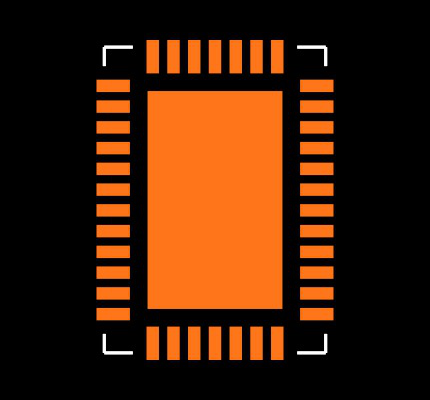 LTC4020IUHF#PBF Footprint