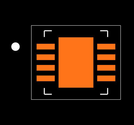 LTC4058XEDD-4.2#PBF Footprint