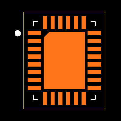 LTC4156EUFD#TRPBF Footprint