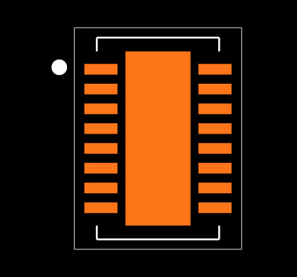 LTC4217CDHC#PBF Footprint