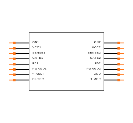 LTC4221CGN#TRPBF Symbol