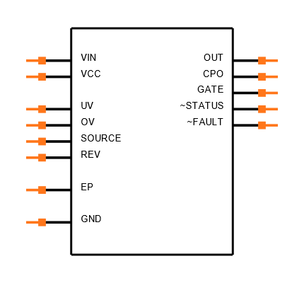LTC4352CDD#PBF Symbol
