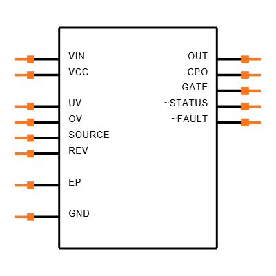 LTC4352IDD#TRPBF Symbol